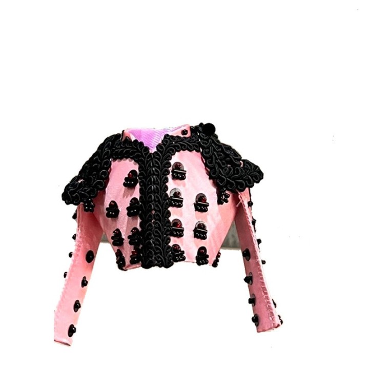 Chaquetilla de traje de Luces para colgar color rosa