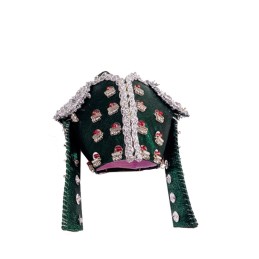 Veste de costume à lumières suspendues vert