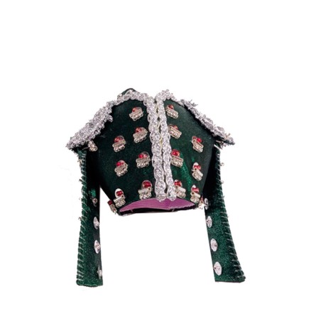 Veste de costume à lumières suspendues vert