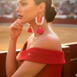 Hombreras bullfighting epaulette earrings – view 7