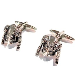 Bullfighter Jacket rhodium Cufflinks
