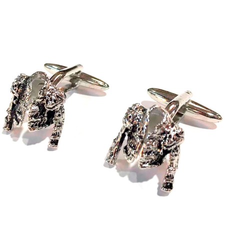 Bullfighter Jacket rhodium Cufflinks