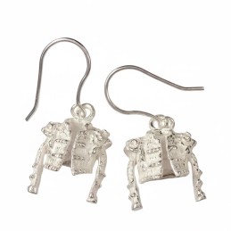 "Chaquetilla de torero" bullfighting silver earrings