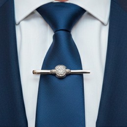 Pince à cravate en argent « Chaquetilla ou Montera »