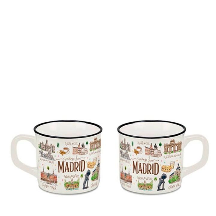 Tazza in ceramica Madrid Acuarela – vista 2