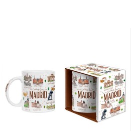 Mug « Aquarelle de Madrid » en boîte