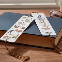 Bookmark for the book "Madrid Watercolor"