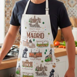 Delantal de cocina Madrid Acuarela – vista 3
