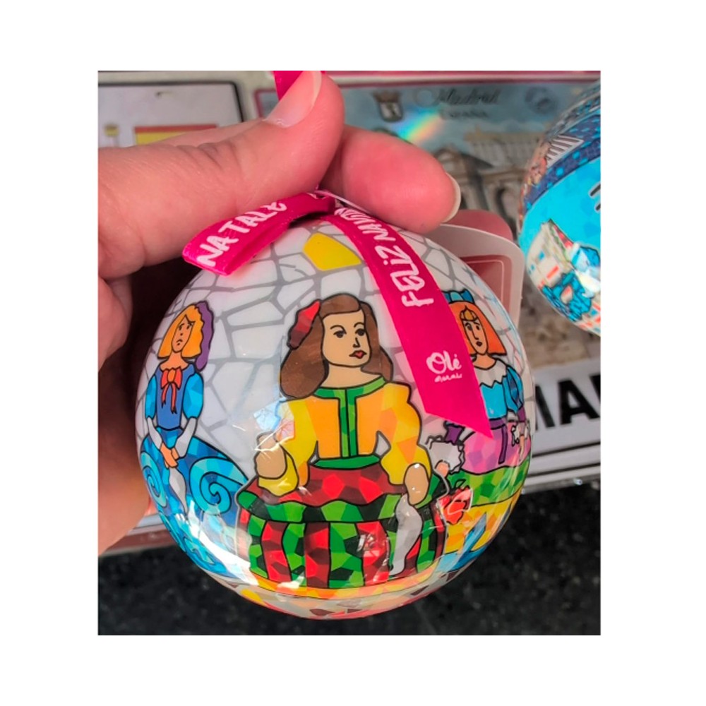 Ornement de Noël « Mosaïque Meninas »