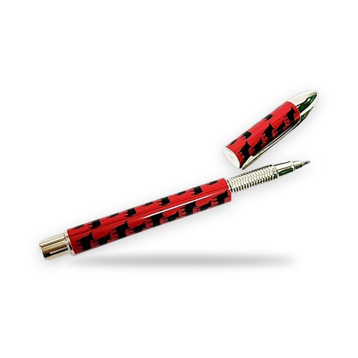 Stylo taureau d'Osborne, modèle rouge à taureau noir
