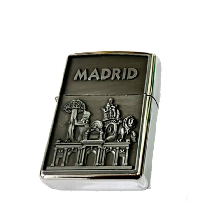 Zippo-style lighter, a souvenir from Spain and bullfighting.