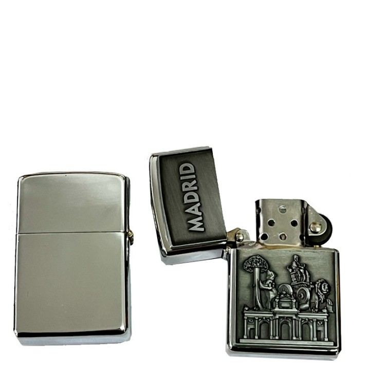 Mechero tipo Zippo Recuerdo de España y Taurino