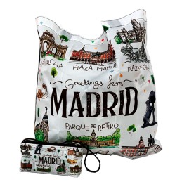 "Madrid Acuarela" foldable bag