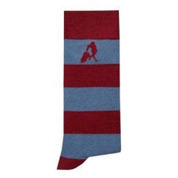 Toreritos Socks "Blue and Maroon Stripes"