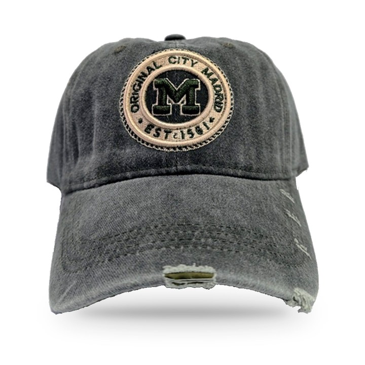 Cap Madrid im Used-Look in Grün