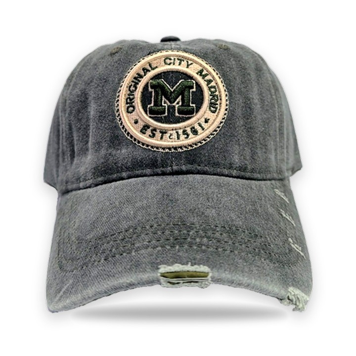 Distressed Madrid baseball cap in green