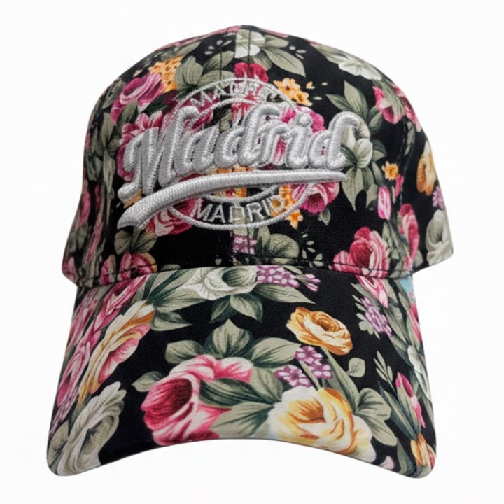 Gorra con visera "Flores Madrid"