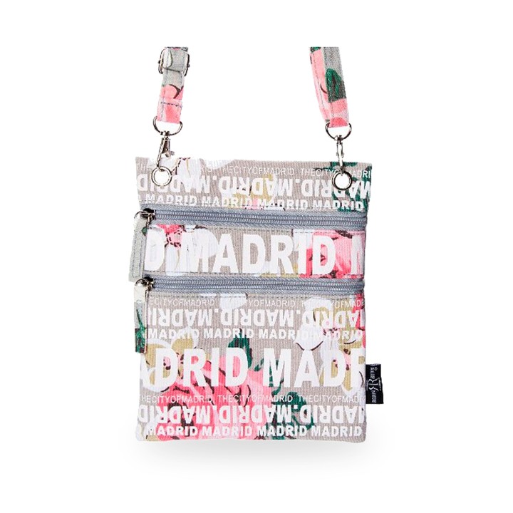 Passtasche Madrid Flores in Beige