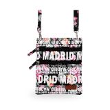 Sac passeport Fleurs de Madrid, coloris noir