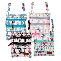 Madrid Flowers Passport Bag