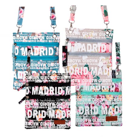 Madrid Flowers Passport Bag