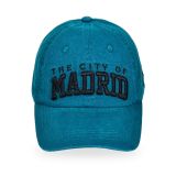 Casquette Madrid Robin Ruth en jean délavé turquoise