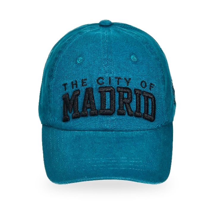 Casquette Madrid Robin Ruth en jean délavé turquoise