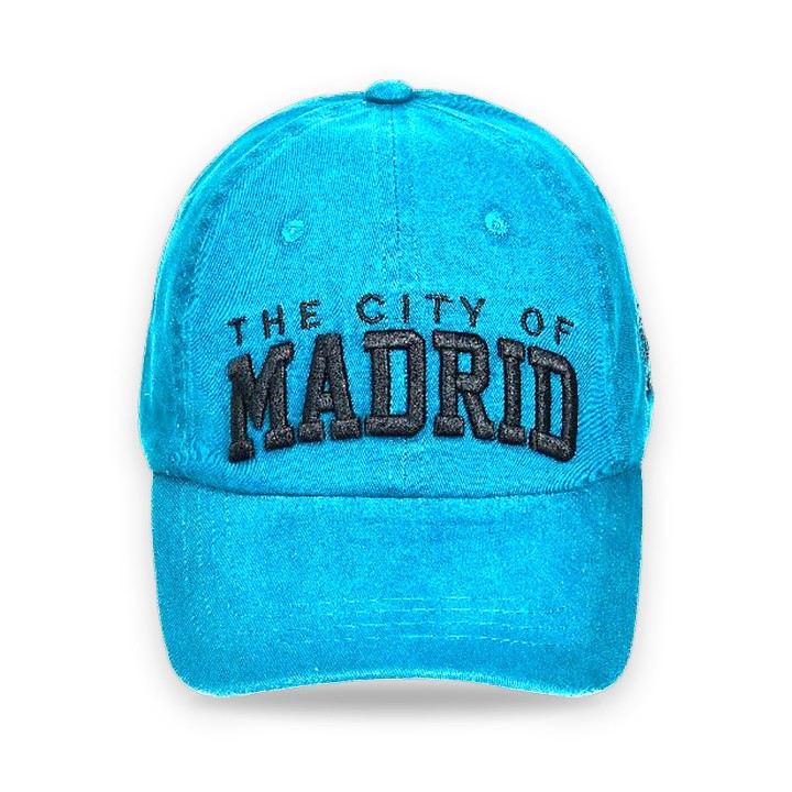 Gorra Madrid Robin Ruth de denim lavado turquesa