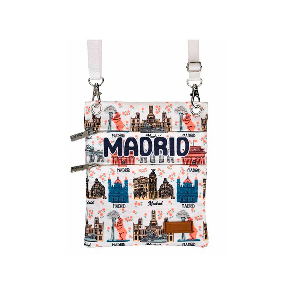 Sac à passeport « Monuments de Madrid »