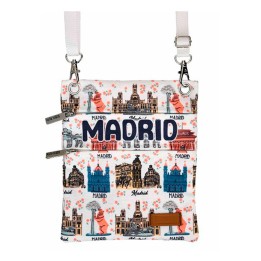 Bolso pasaporte "Madrid Monumentos"