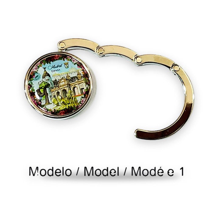 Souvenirs of Madrid folding handbag hanger – view 2