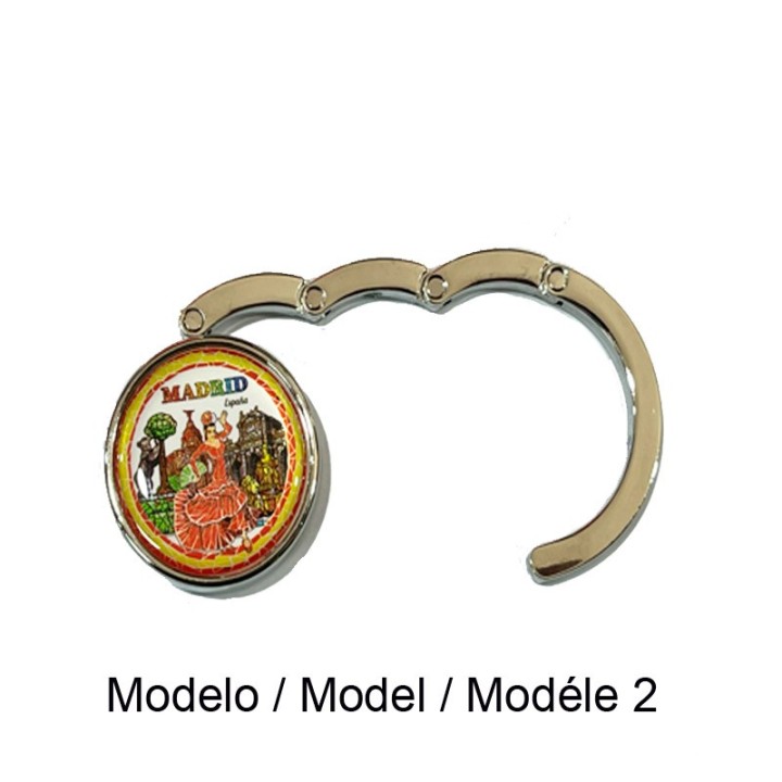 Colgador de bolso "Souvenirs de Madrid"