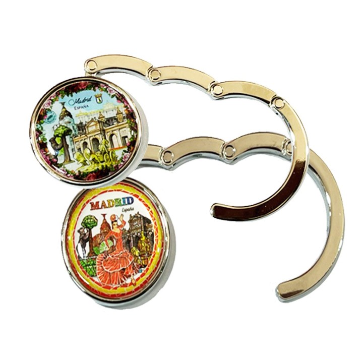 Colgador de bolso "Souvenirs de Madrid"