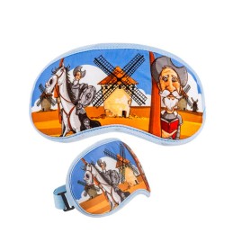 Quixote travel pillow and eye mask kit