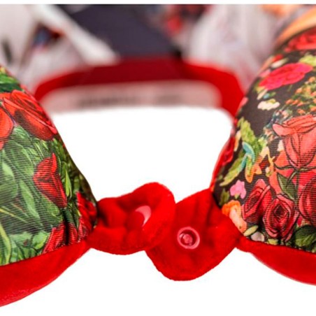 Kit de coussin et masque de voyage Flamenco