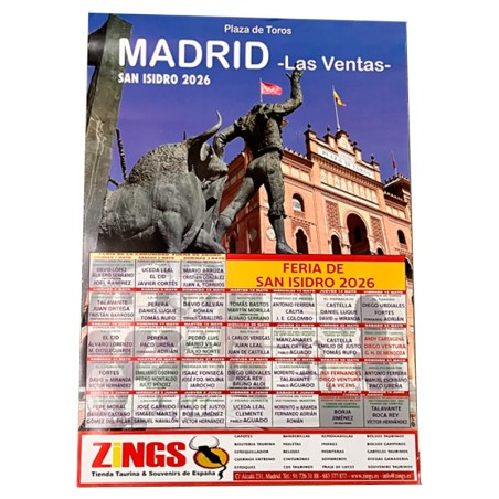 Affiche "Calendrier des foires taurines 2026 "