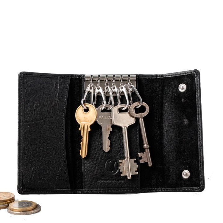 Leather keychain "Flag of Spain"