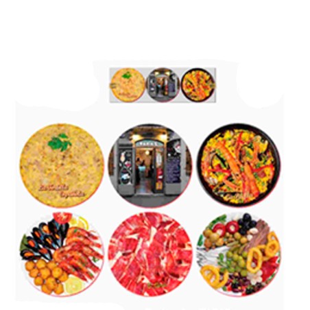 Posavasos "Gastronomía de España"