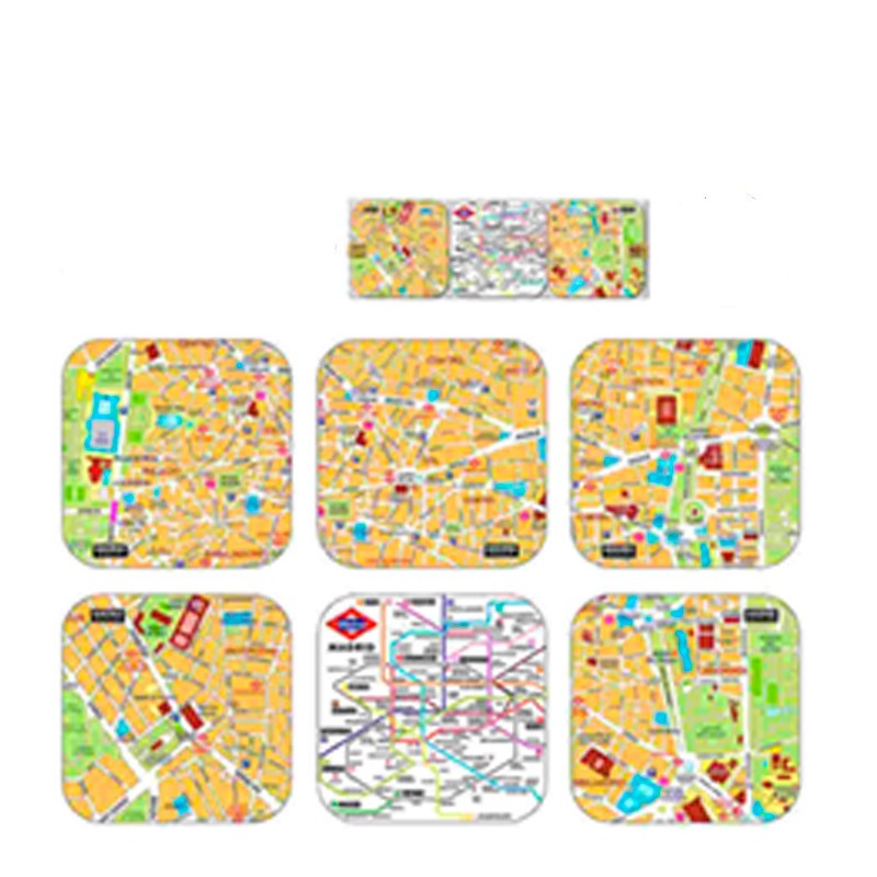 Coasters "Metro" in Madrid