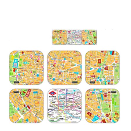 Coasters "Metro" in Madrid