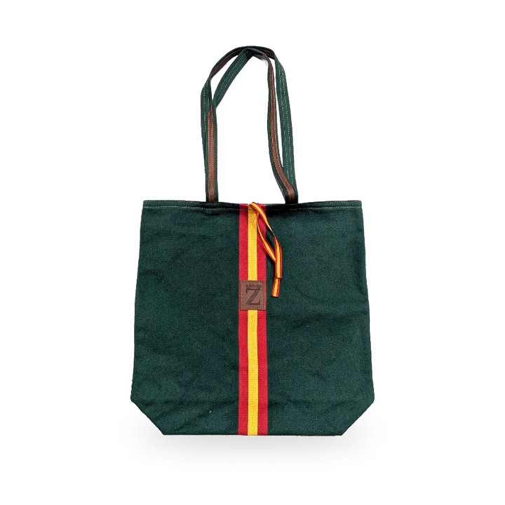 Saco shopper Especial Almofadas em verde campero