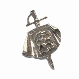 Colgante de plata "Cristo de los toreros" taurino