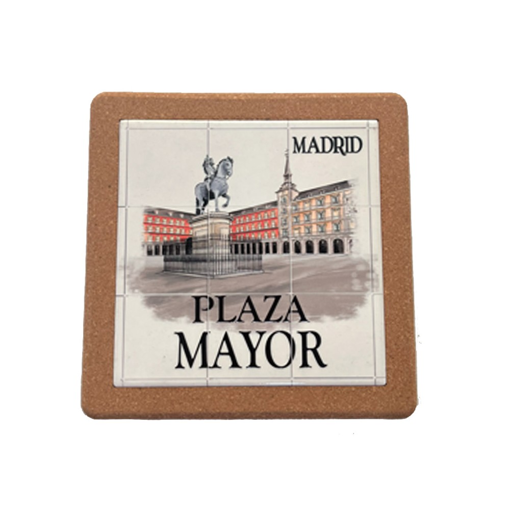 Cork and Ceramic Placemats – Monuments of Madrid