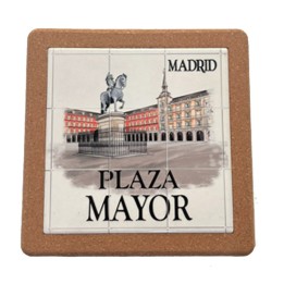 Cork and Ceramic Placemats – Monuments of Madrid