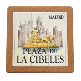 Sets de table en liège et en céramique – Monuments de Madrid