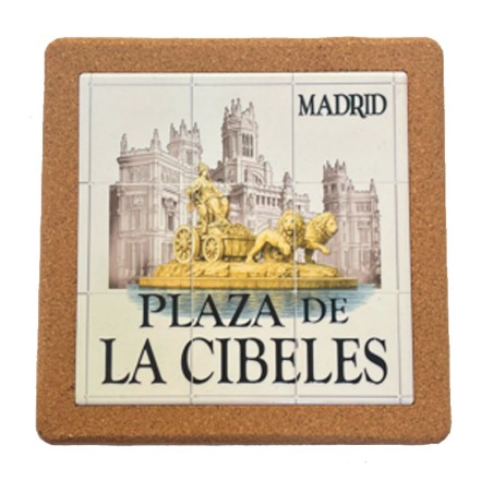 Sets de table en liège et en céramique – Monuments de Madrid