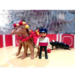 Tiro de mulillas con Mulillero de Playmobil