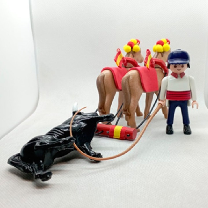 Attelage de mules avec muletier Playmobil