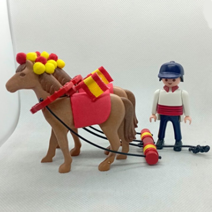 Tiro de mulillas con Mulillero de Playmobil