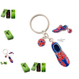 Llavero bota de fútbol del F. C. Barcelona